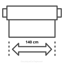 largeur 140 cm