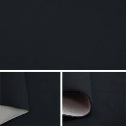 T189_03 Tissu velours couleur noir 