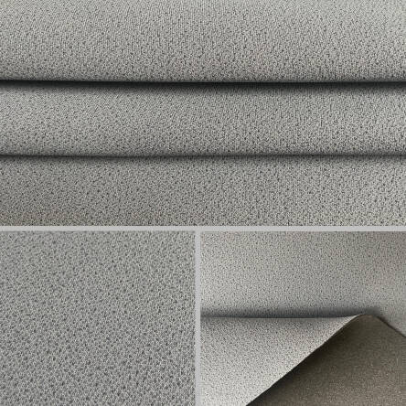 Tissu Revêtement  ciel de toit automobile gris avec point T541N