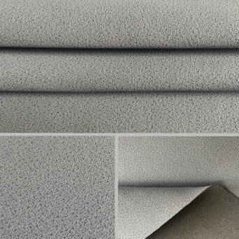 Tissu Revêtement  ciel de toit automobile gris avec point T541N