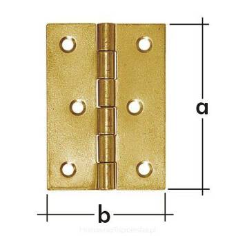 Charnière galvanisée 70 x 43 mm