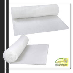 OUATE POLYESTER BLANCHE 100G/M2 - largeur 80cm