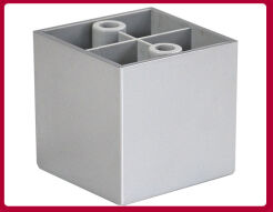 Pieds de meuble cube à visser M113