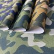 Tissu polyester déperlant motif Camouflage vert - 6