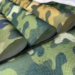 Tissu polyester déperlant motif Camouflage vert - 4
