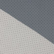 Simili cuir raffiné gris avec finition perforée, offrant confort et style. - 5
