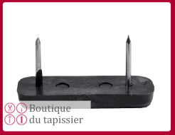 Lot de 10 pieds glisseur à clou