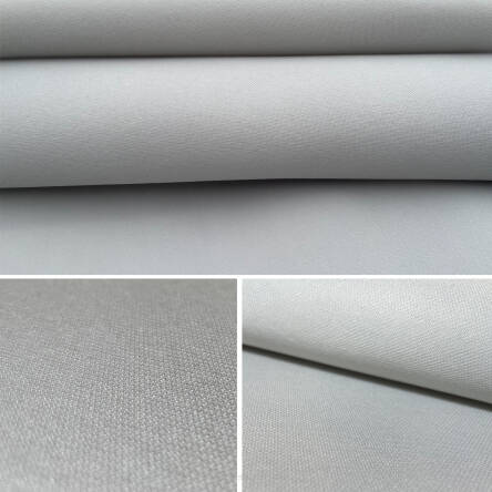 Tissu de ciel de toit en coton gratté gris clair