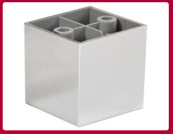 Pieds de meuble cube à visser M114