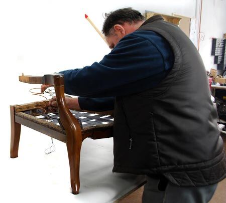 Rénovation d’un fauteuil antique